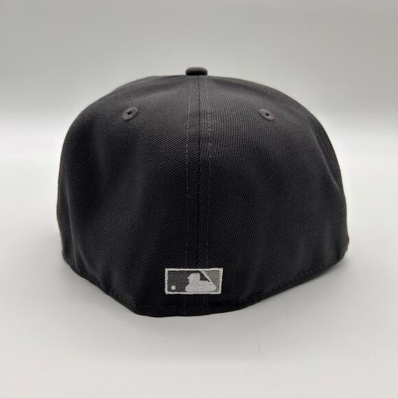 New Era 59Fifty New York Yankees Fitted Hat 7 1/2 Gray 1999 World Series MLB Cap - Picture 2 of 9